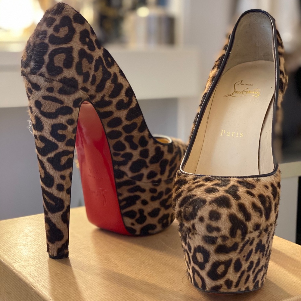 Christian Louboutin Alta Vicky 160 Pony Jaguar